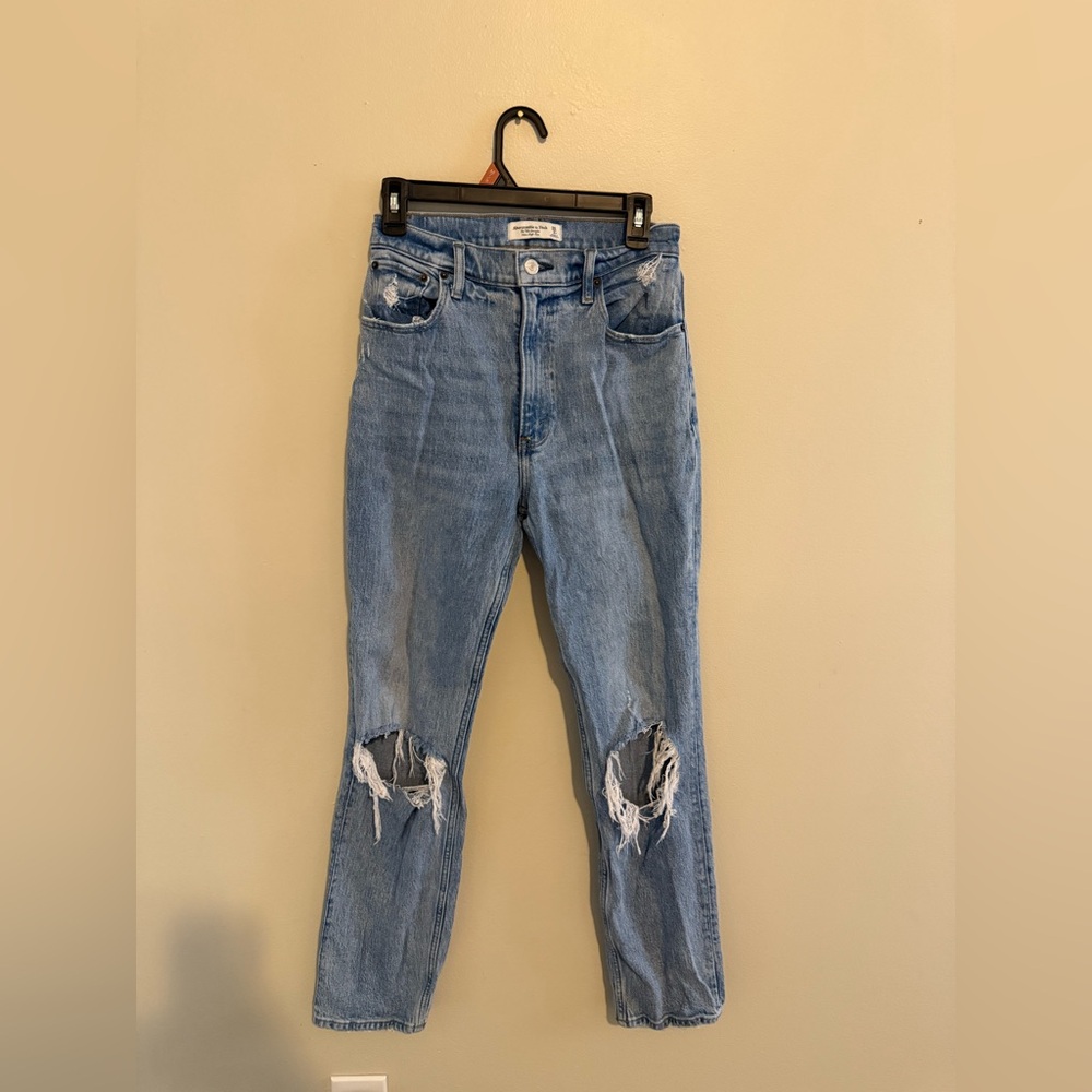 Abercrombie & Fitch Light Blue High Rise Jeans